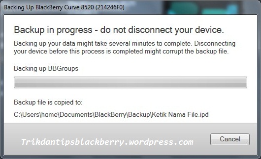 Cara Backup Data BlackBerry dengan Desktop Software