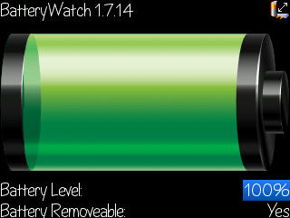 Aplikasi BlackBerry Battery Watch App World